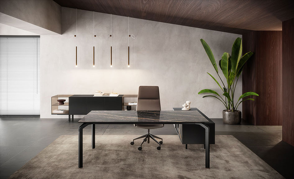 YOGA - Collezione arredo ufficio direzionale sartoriale