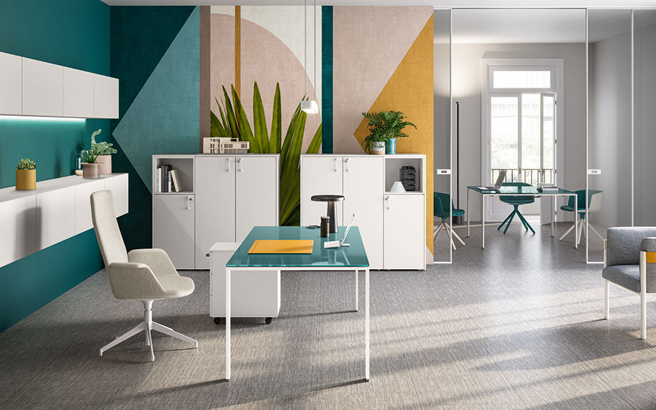 FUNNY PLUS - Collezione arredo ufficio minimal-chic