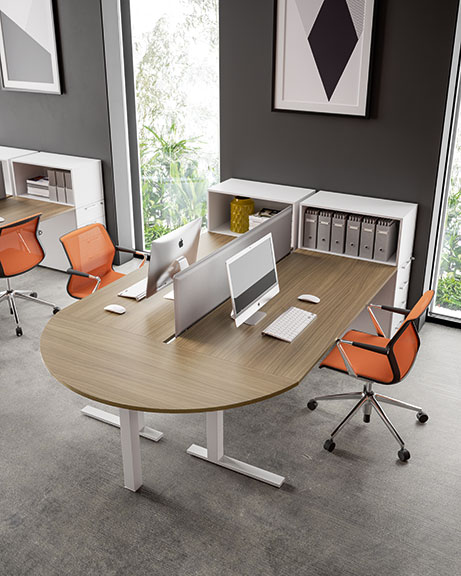 FUNNY - Collezione arredo ufficio modulare - About Office