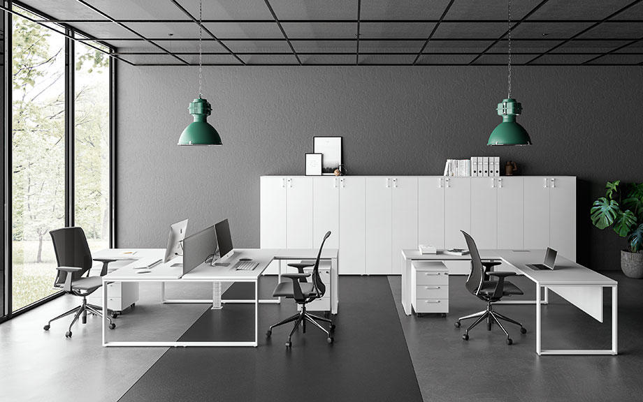 FUNNY - Collezione arredo ufficio modulare - About Office