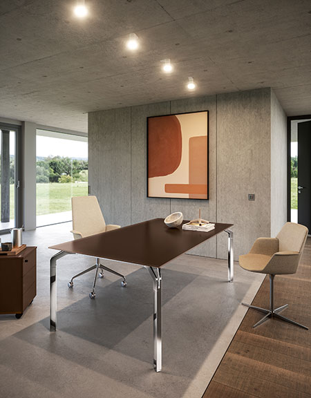 YOGA - Collezione arredo ufficio direzionale sartoriale