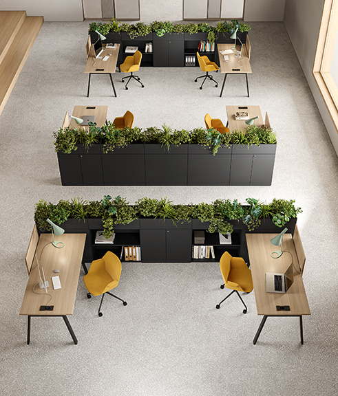 FUNNY - Collezione arredo ufficio modulare - About Office