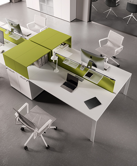 FUNNY - Collezione arredo ufficio modulare - About Office