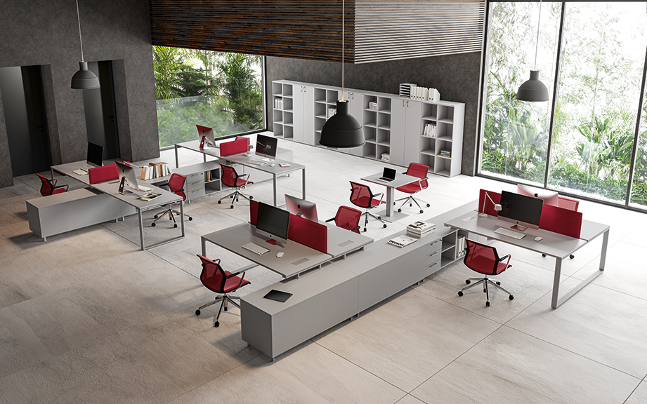 FUNNY - Collezione arredo ufficio modulare - About Office