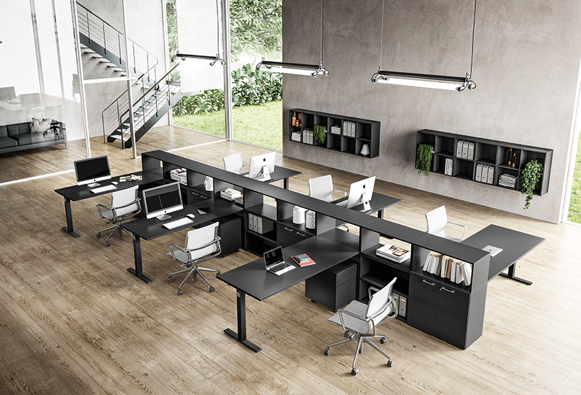 FUNNY - Collezione arredo ufficio modulare - About Office