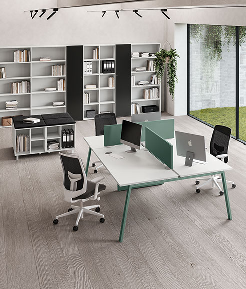 FUNNY - Collezione arredo ufficio modulare - About Office