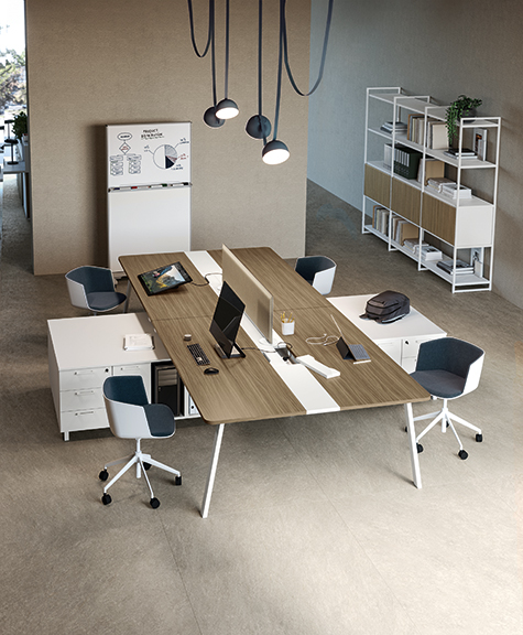 FUNNY - Collezione arredo ufficio modulare - About Office