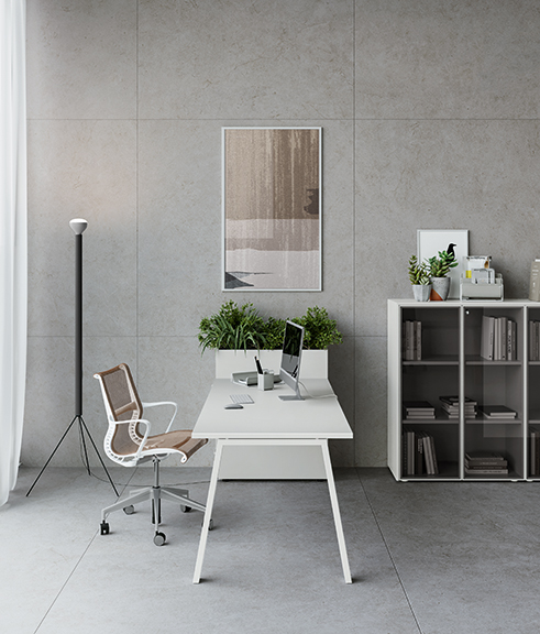 FUNNY - Collezione arredo ufficio modulare - About Office