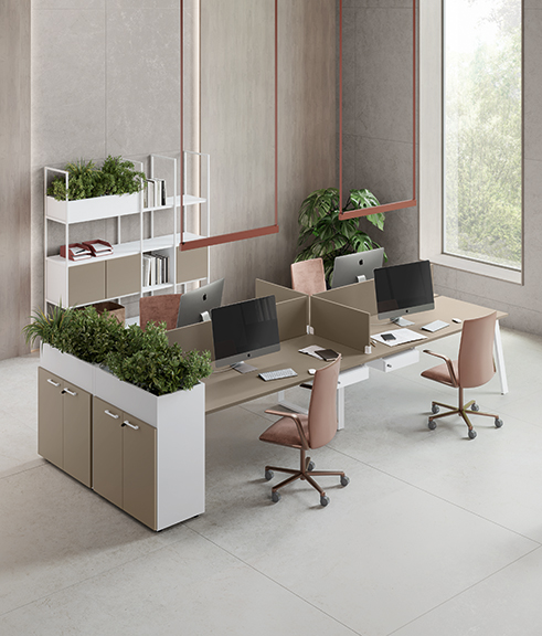 FUNNY - Collezione arredo ufficio modulare - About Office