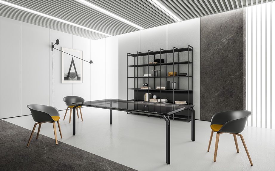 YOGA - Collezione arredo ufficio direzionale sartoriale