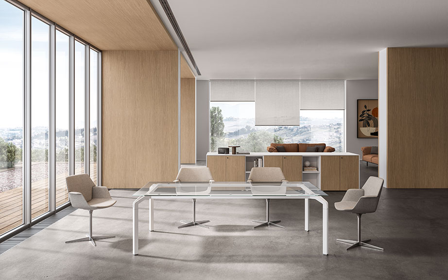 YOGA - Collezione arredo ufficio direzionale sartoriale