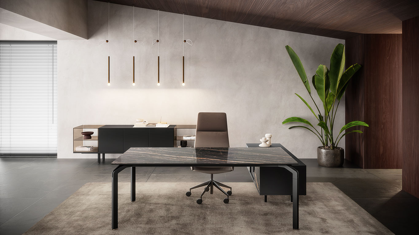 YOGA - Collezione arredo ufficio direzionale sartoriale