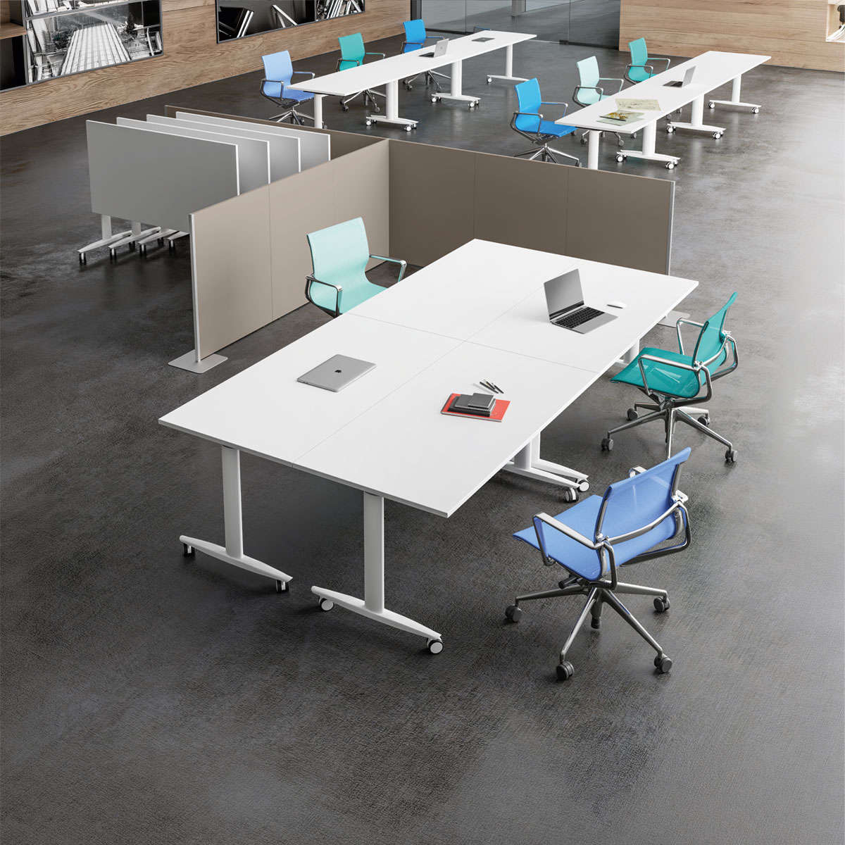 FUNNY - Collezione arredo ufficio modulare - About Office