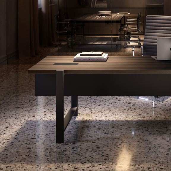 ABOUT-OFFICE_horo_direzionale_join_eucalipto-nero_dettaglio HORO_Join - About Office