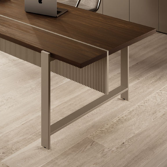 ABOUT-OFFICE_horo_direzionale_line_noce-boheme-grigio-fango_dettaglio HORO_Line - About Office