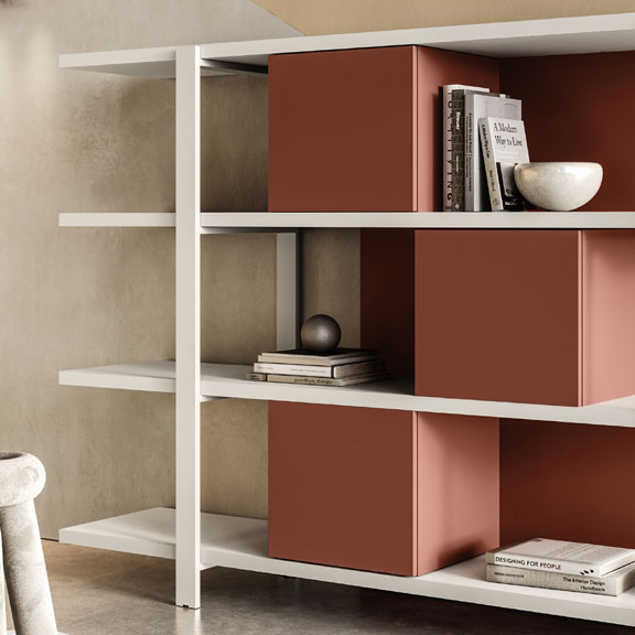 ABOUT-OFFICE_horo_archiviazione_loop_cannella-bianco-dance_dettaglio HORO_Loop - About Office