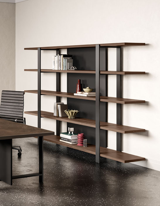 ABOUT-OFFICE_horo_archiviazione_loop_noce-boheme-nero HORO_Loop - About Office