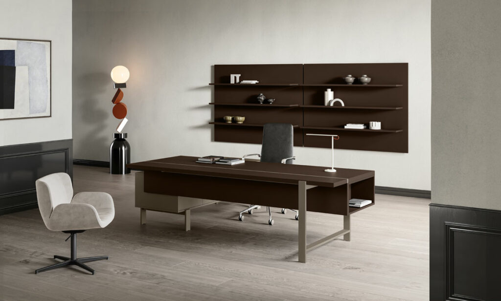 ABOUT-OFFICE_horo_direzionale_line_moka-grigio-fango HORO - La collezione direzionale di carattere