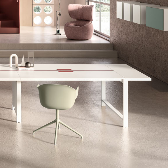 ABOUT-OFFICE_horo_riunione_line_bianco-dance-marsala_front_dettaglio HORO_LINE-riunione - About Office