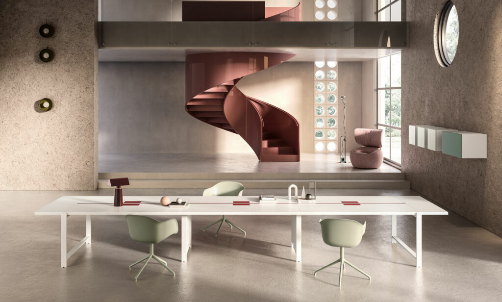 ABOUT-OFFICE_horo_riunione_line_bianco-marsala HORO_LINE-riunione - About Office