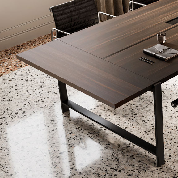 ABOUT-OFFICE_horo_riunione_line_eucalipto-nero_terminale_dettaglio HORO_LINE-riunione - About Office